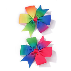 2pcs Candy Bow Hair Clips for Kids