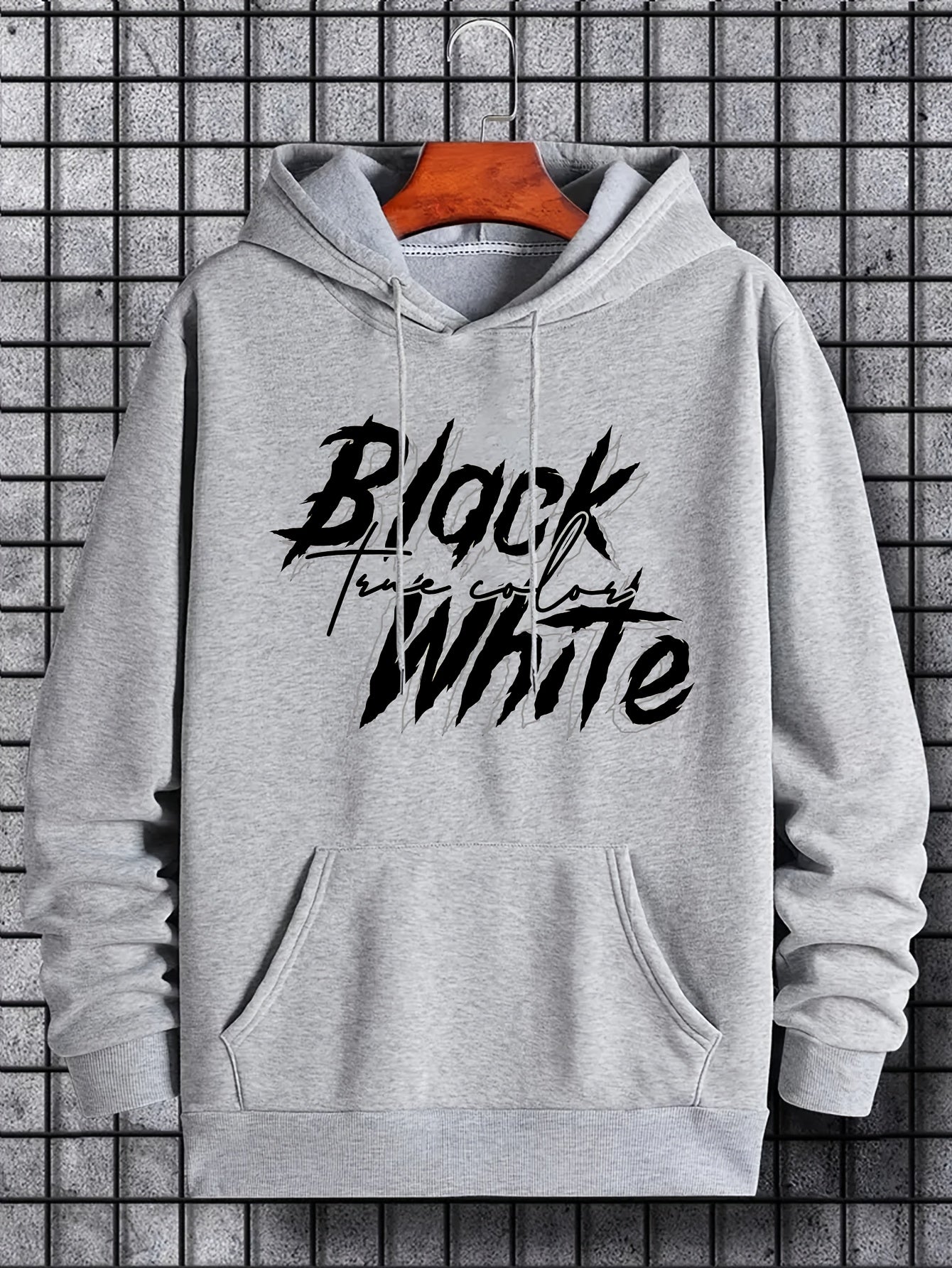 Men's Graphic Print Hoodie Pullover Sweatshirt