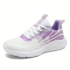 Breathable Lightweight Running Shoes for Women with Ombre Design