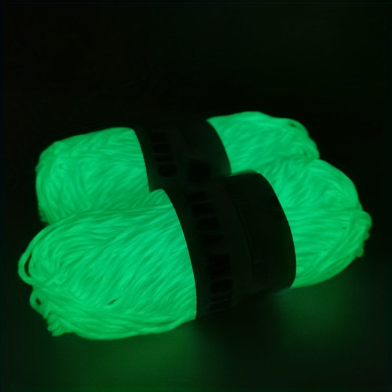 Glow In The Dark Yarn Luminous Cotton Soft DIY Knitting Crocheting Supplies