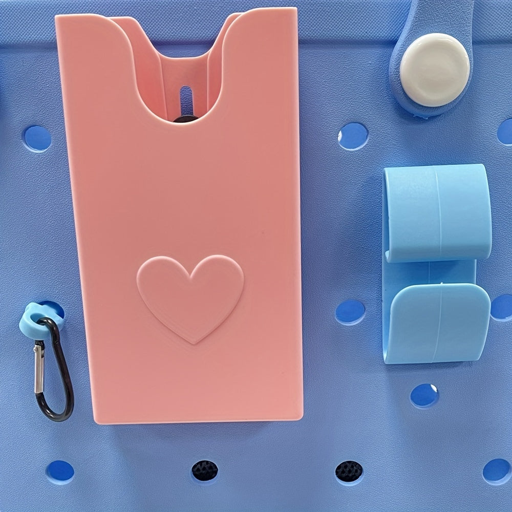 Portable Beach Bag Holder & Hook: Hanging Organizer for Travel