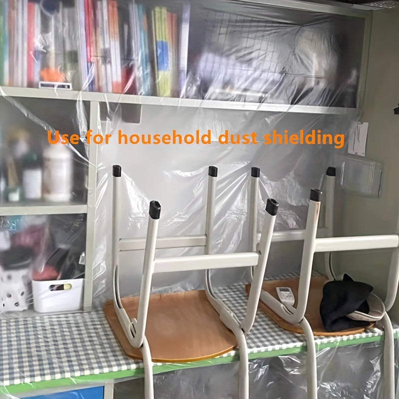 1pc Adhesive Paint Masking Film Wall Furniture Dust Protection Spray Film