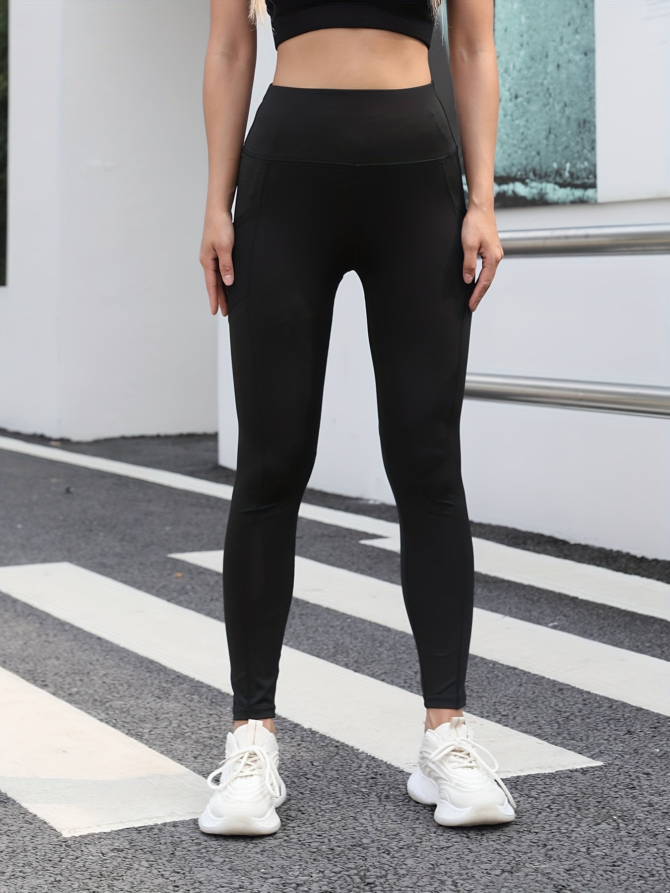 Yoga Pants Pocket Tummy Control Leggings Activewear