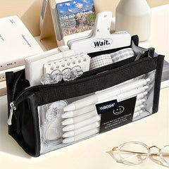 Large Capacity Pencil Case Stationery Box Portable Suitable For Office School