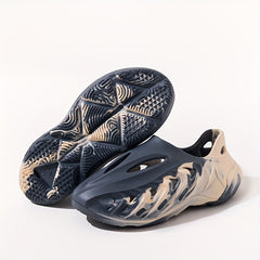 Men's Tie Dye Foam Runners Outdoor Walking Shoes