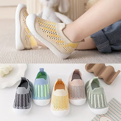Baby Toddler Kids Striped Sock Shoes Non Slip Lightweight