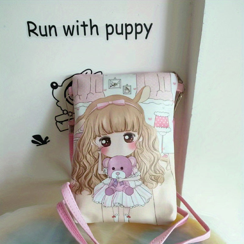 Princess Cartoon Coin Purse Wallet Key Card Storage Bag