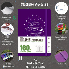 Bamboo Paper Dotted Journal A5 Size Dot Grid Notebook