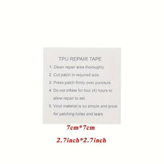 10pcs TPU Clear Patches Repair Kit for Air Mattress Swimming Ring Tent