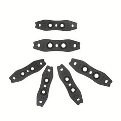 50pcs 2mm Microfiber Slingshot Pit Pouch With Double Pits & Hole for Locating