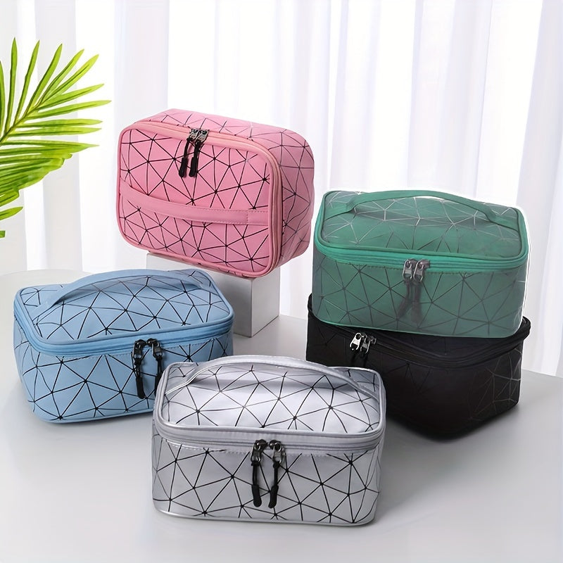 Waterproof Travel Cosmetic Bag High Capacity Women Makeup Toiletries Organizer