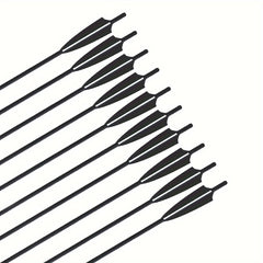 12pcs 20in Carbon Fiber Shield Feather Bowfishing Accessory Fish Catching