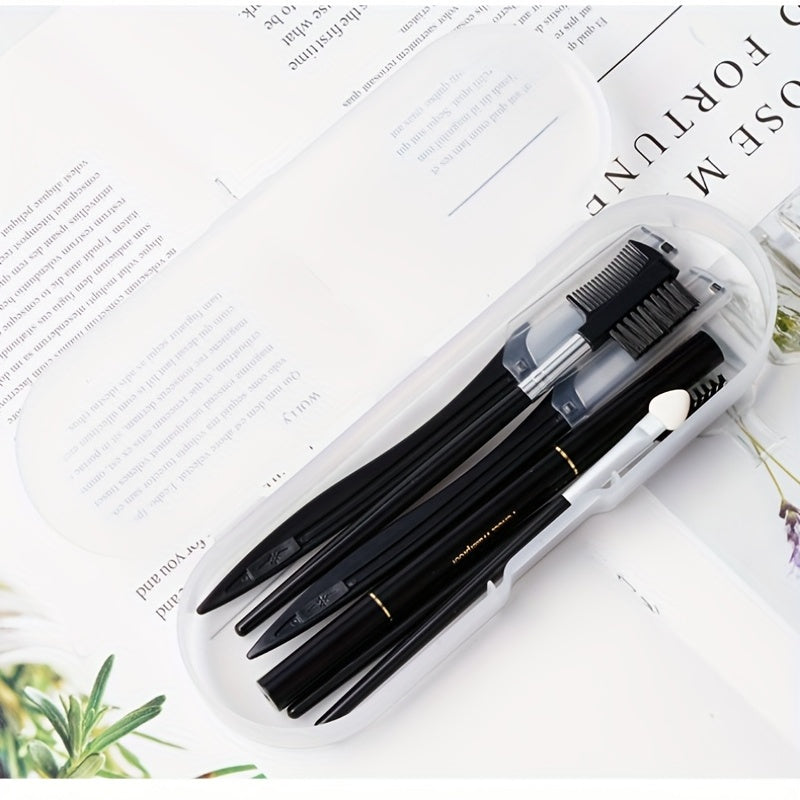 6pcs Stainless Steel Eyebrow Shaving Set Beauty Tools for Beginners