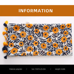 Cotton Linen Feel Scarf Long Shawl Lightweight Soft Scarf Women