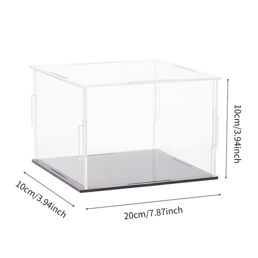Transparent Acrylic Collectible Display Box Dustproof Storage