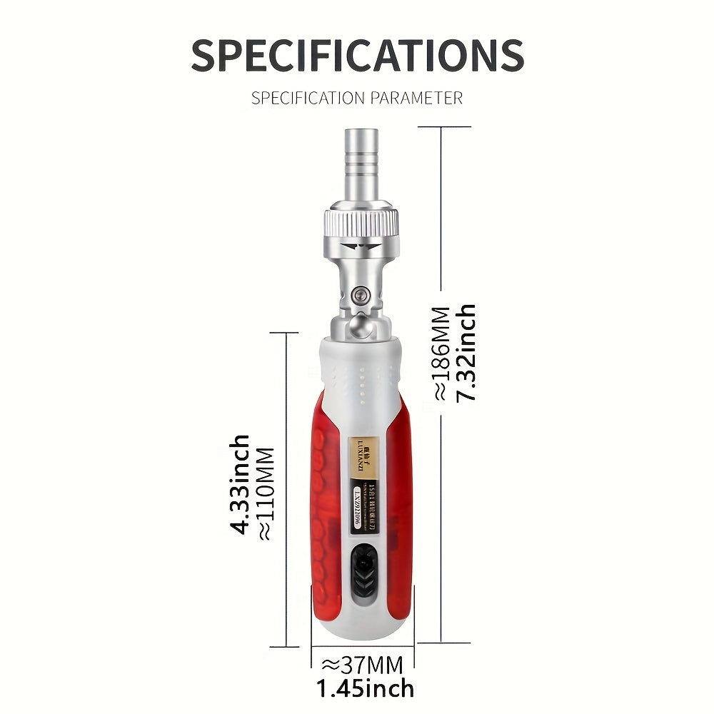 Mr Tools 15-in-1 Ratchet Screwdriver Set - Magnetic Bit Multifunctiona