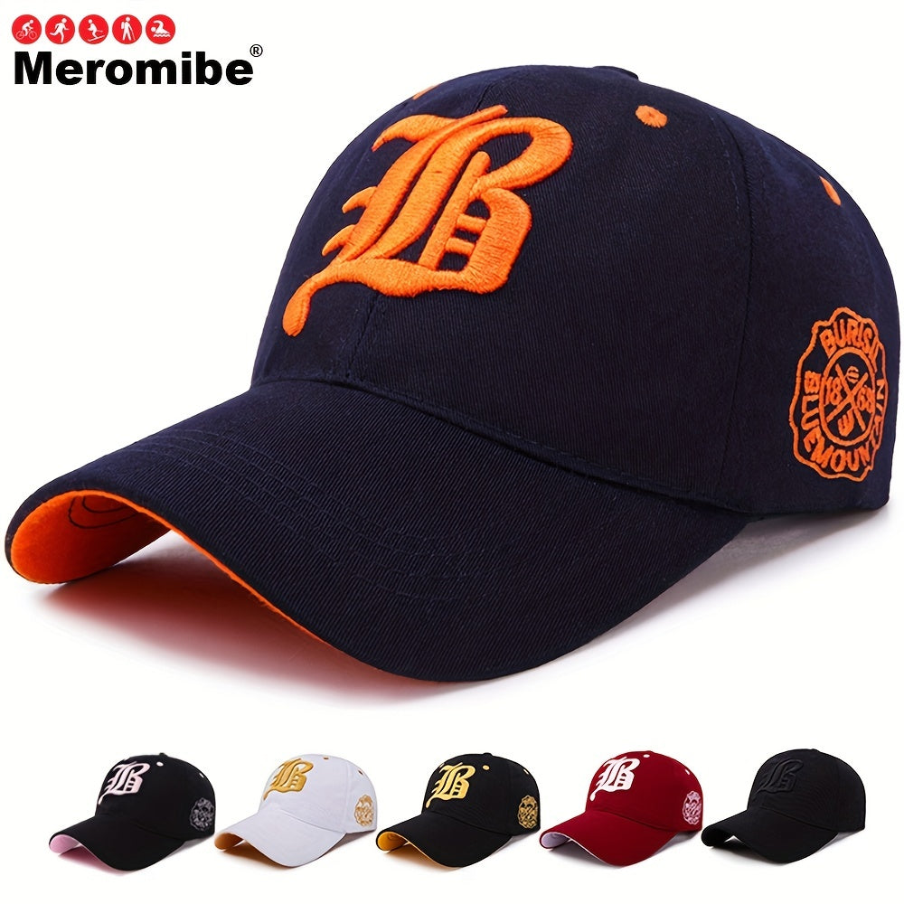 Embroidered Baseball Cap Lightweight Adjustable Breathable Trucker Sun Hat