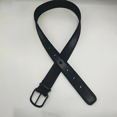 Men's Polyester Belt with Silver Buckle