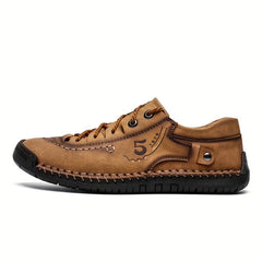 Men's Casual Lace Up Shoes Non Slip Walking Flats