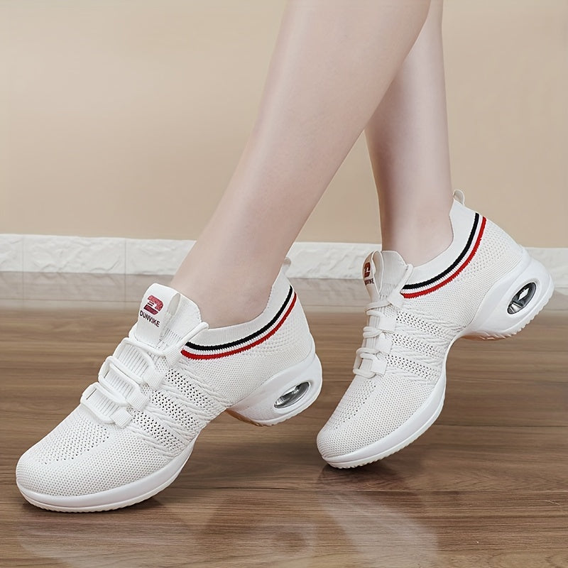 Breathable Modern Jazz Dance Shoes Arch Support Sneakers