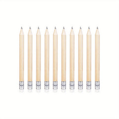 Natural Wood Golf Pencil Half Pencil With Eraser Mini Pencil