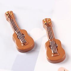 5pcs Resin Guitar Models Mini Dollhouse Micro Model Photography Props Gift