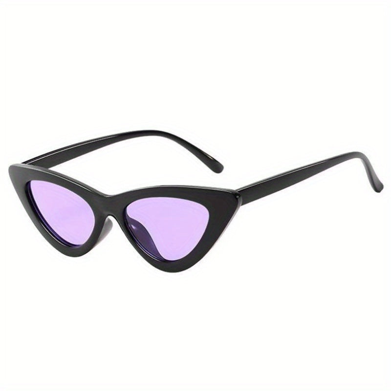 Polarized Cat Eye Sunglasses Men Women Retro Pointed Glasses Case