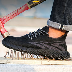 Men's Anti-Puncture Anti-Smash Safety Work Shoes