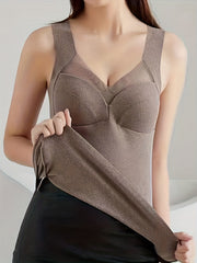 3pcs Contrast Mesh Tank Tops V Neck Slim Fit Thermal Top