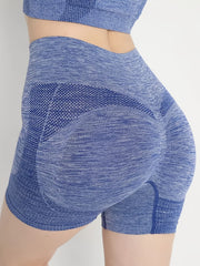 High Waist Yoga Shorts High Stretch Running Fitness Running Sports Shorts