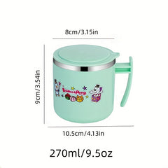 304 Stainless Steel Kids' Drinking Cup Anti Fall School Kindergarten