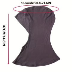 Solid Hijab Neck Cover Women Undercap Underscarf Turban Inner Caps