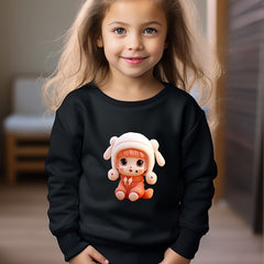 OERYUI Cartoon Girl Graphic Sweatshirt Kids Pullover Christmas Gift