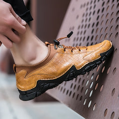 Men's Microfiber PU Leather Slip On Casual Shoes