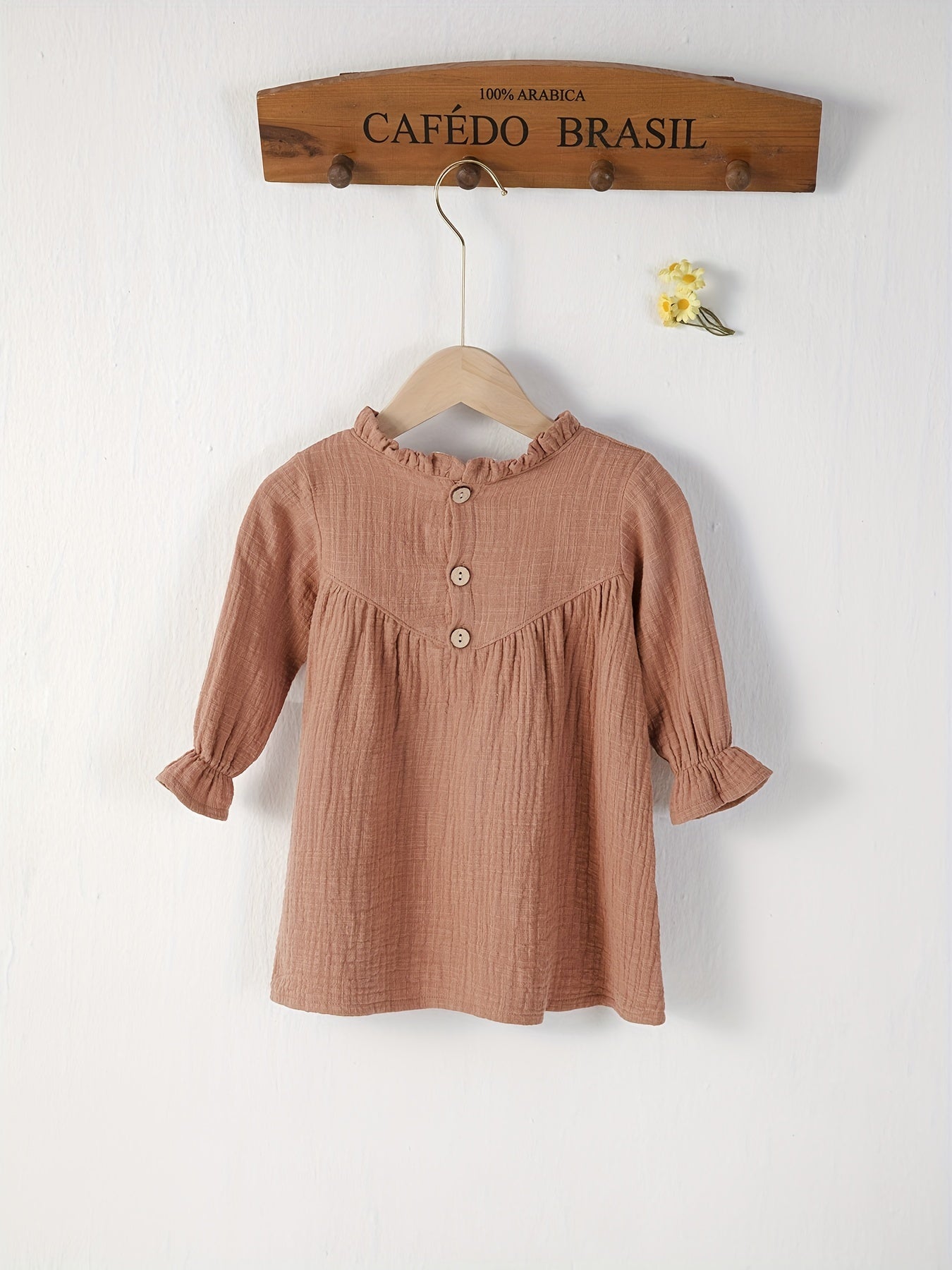 Comfy Cotton Ruffle Dress for Girls