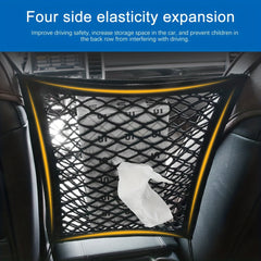Car Seat Storage Net Pocket Double layer Retaining Net Car Accessories
