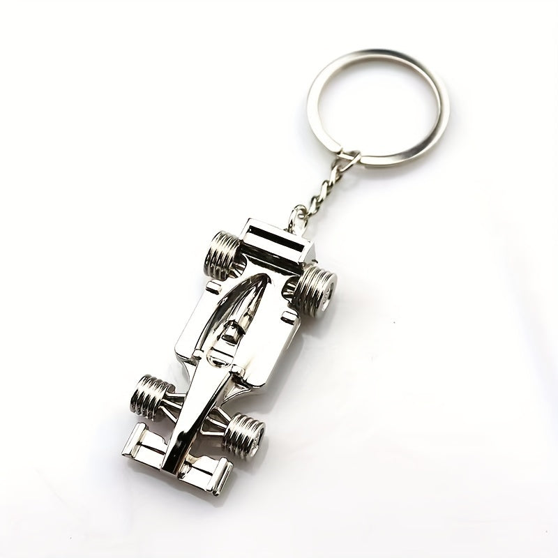 Sports Car Shaped Key Chain Pendant Zinc Alloy Key Ring Gift