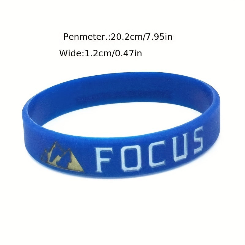 Dream Courage Strength Silicone Bracelet Unisex Wristband