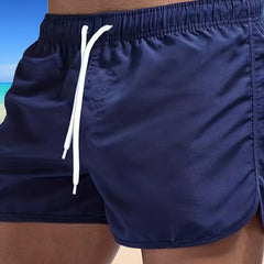 Men's Quick Dry Comfy Beach Shorts - Drawstring Waist