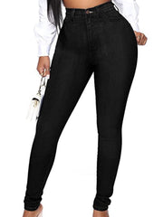 Sexy High Waist Skinny Jeans High Stretch Slim Fit High Rise Casual Denim Pants