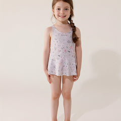 Toddler Baby Girls' Cartoon Graphic One Piece Swimsuit