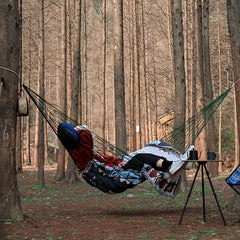 Portable Nylon Rope Mesh Hammock for Outdoor Camping