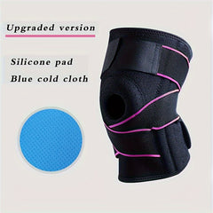 Meniscus Knee Pads with Silicone & Double Spring Strap