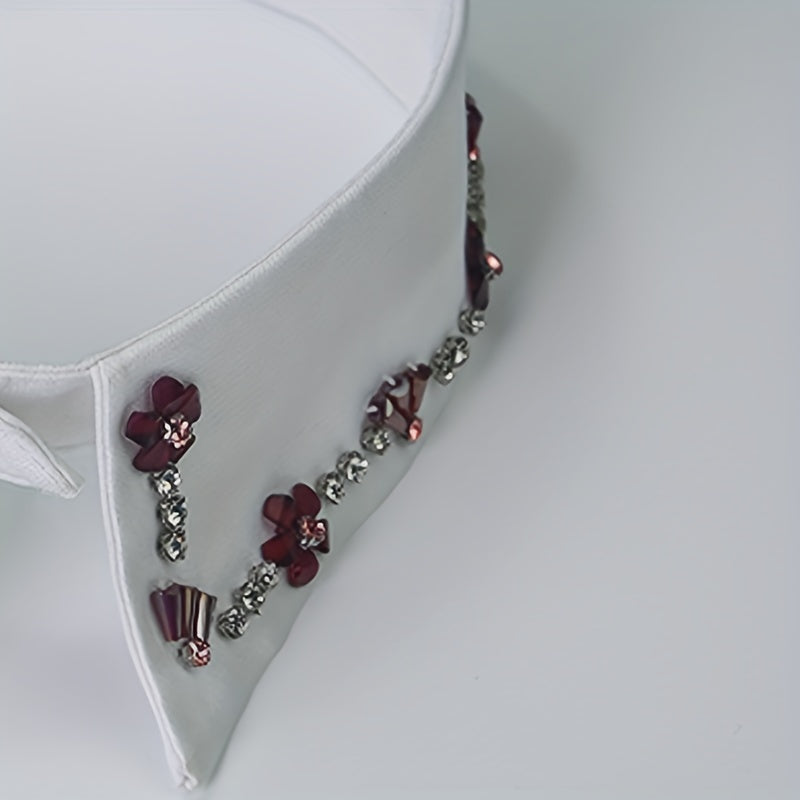 Hand-Drilled False Collar for Womens and Girls
