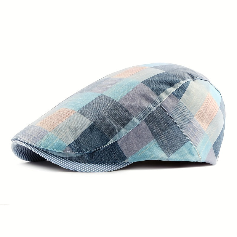 Plaid Cowboy Hat Unisex Western Style