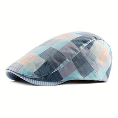 Plaid Cowboy Hat Unisex Western Style