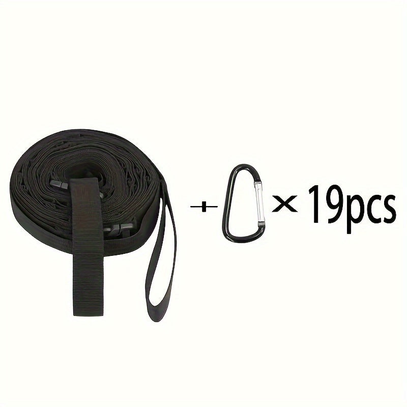 Outdoor Travel Camping Lanyard With 19 Buckles