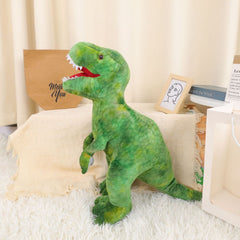 Realistic Dinosaur Plush Toy with Teeth & Spiky