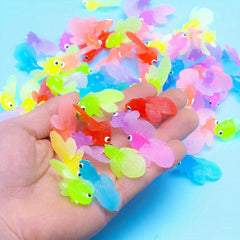 Mini Goldfish Toy Big Tailed Cartoon Small Goldfish Toy For Bath