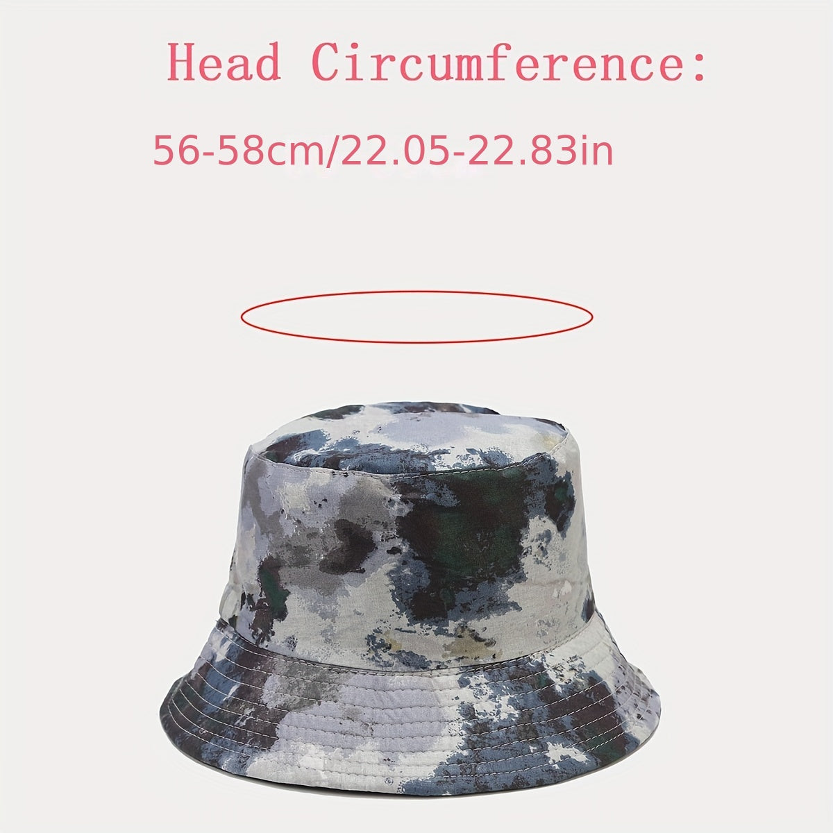 Graffiti Double sided Bucket Hat Travel Sun Hat